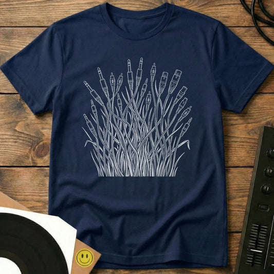Wire Grass t-shirt in Navy