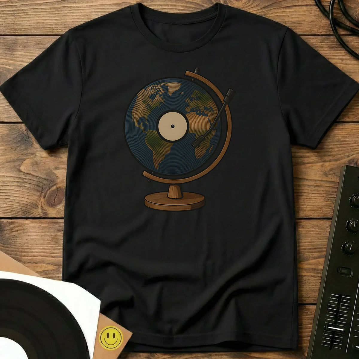 World On Wax T-Shirt Black / S World On Wax T-Shirt