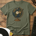 World On Wax T-Shirt Military Green / S World On Wax T-Shirt