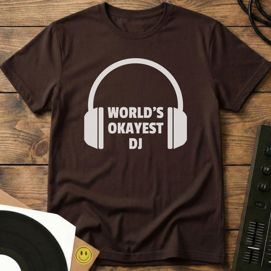 Worlds Okayest DJ T-Shirt Black / S Worlds Okayest DJ T-Shirt