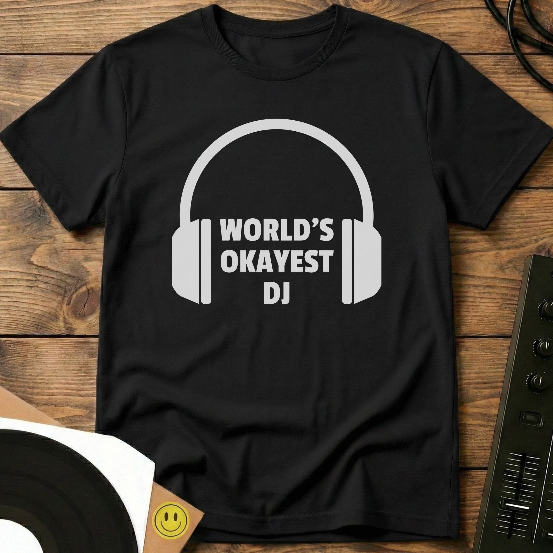 Worlds Okayest DJ T-Shirt Black / S Worlds Okayest DJ T-Shirt