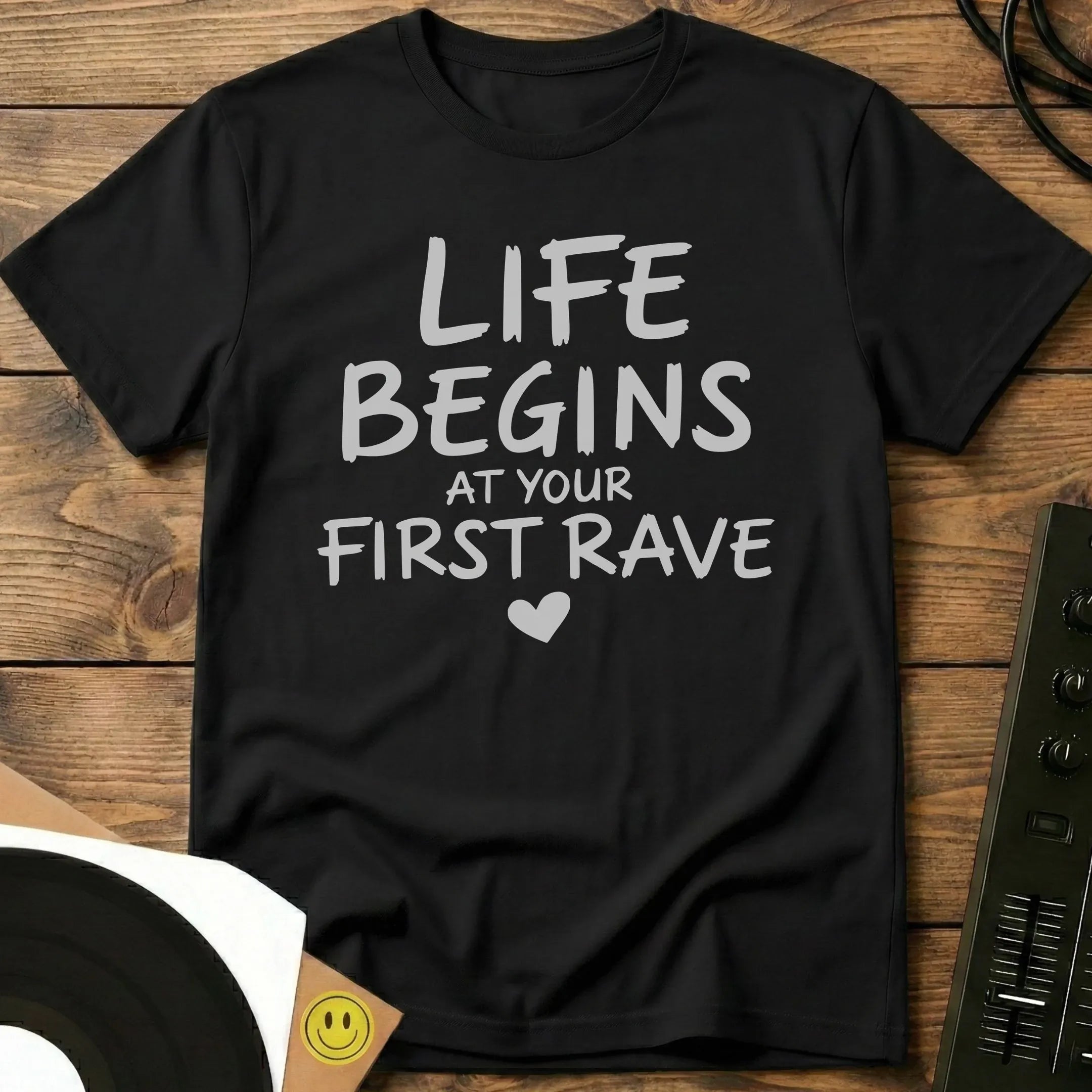 Your First Rave T-Shirt Black / S Your First Rave T-Shirt