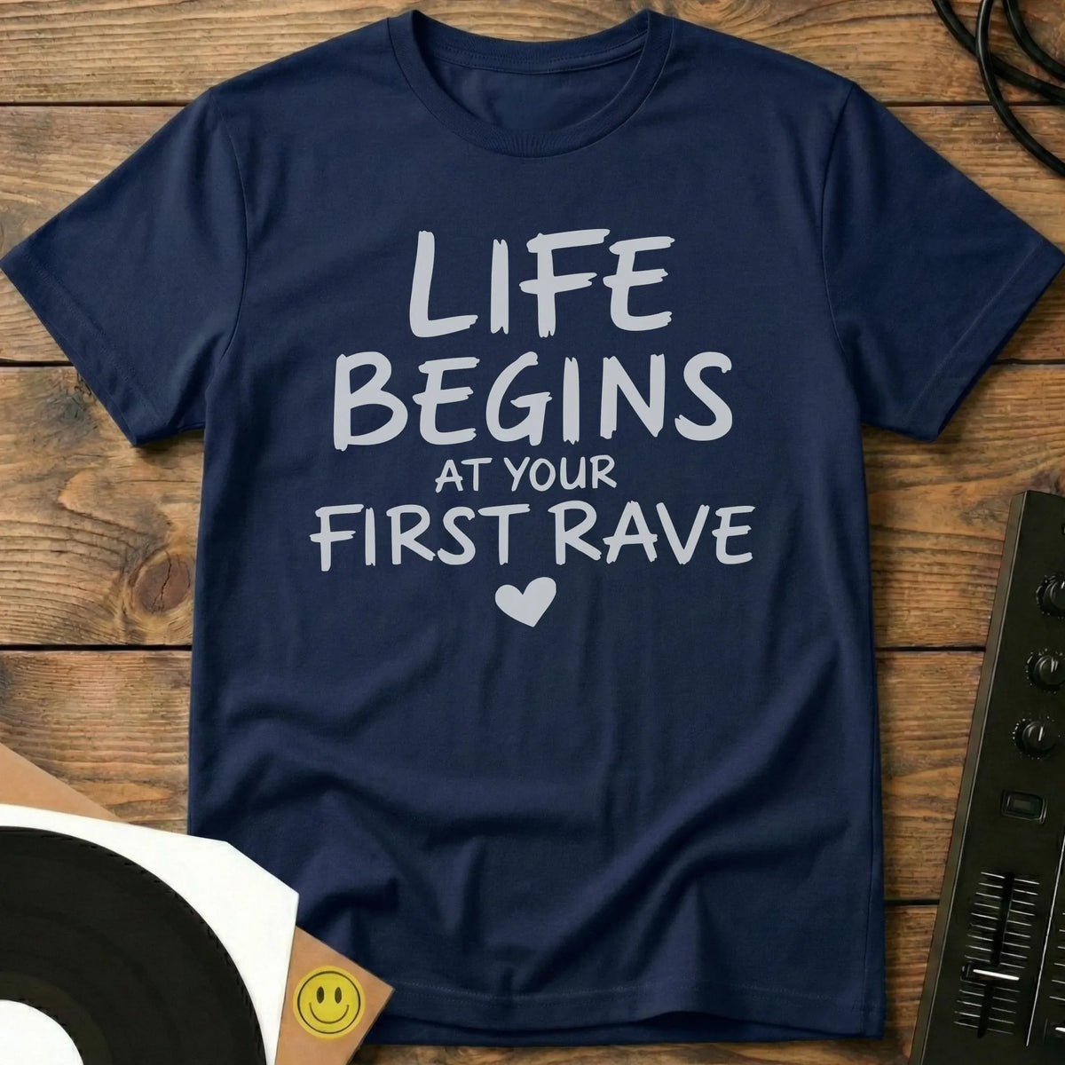 Your First Rave T-Shirt Navy / S Your First Rave T-Shirt